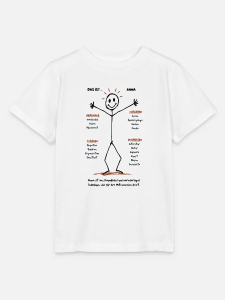 Das ist Anna - Stanley/Stella Kinder T-Shirt MINI CREATOR - Weiß