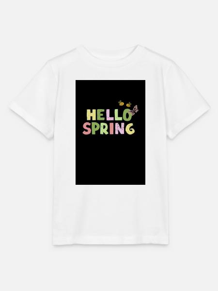 Hello Spring - Stanley/Stella Kinder T-Shirt MINI CREATOR - Weiß