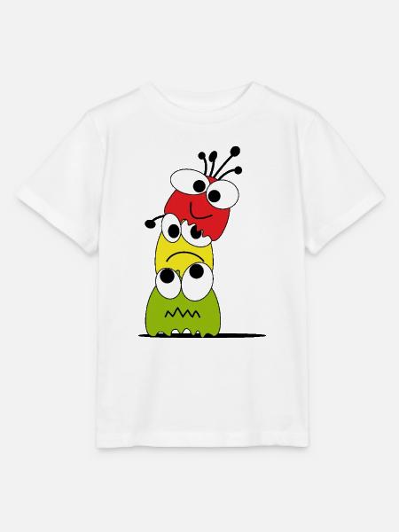lustige Tierchen - Stanley/Stella Kinder T-Shirt MINI CREATOR  - Weiß