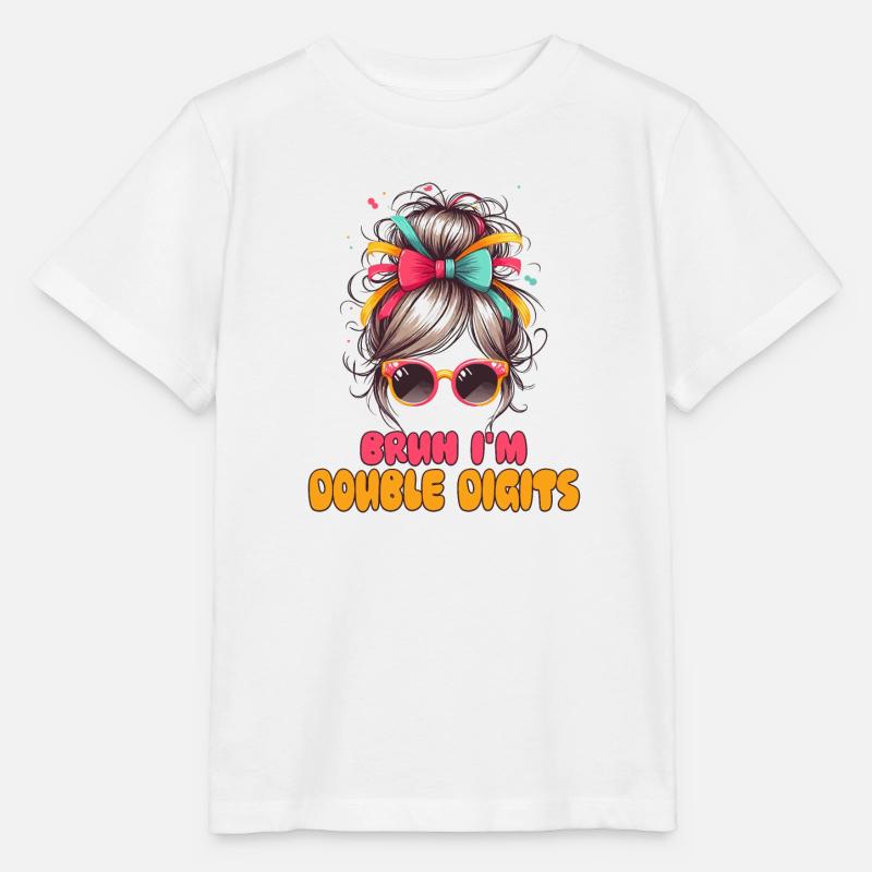 10. Geburtstag Mädchen Geschenkidee Zehn Jahre - Stanley/Stella Kinder T-Shirt MINI CREATOR  - Weiß