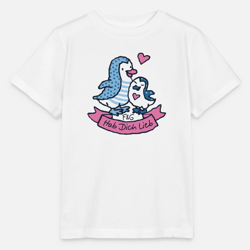 Hab dich lieb - Stanley/Stella Kinder T-Shirt MINI CREATOR - Weiß