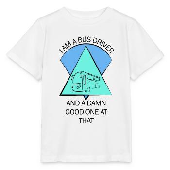Bus Bus Driver School Bus Bus Bus Bus Driver - Stanley/Stella MINI CREATOR Kids’ T-Shirt - white - Front - Maike (125cm)