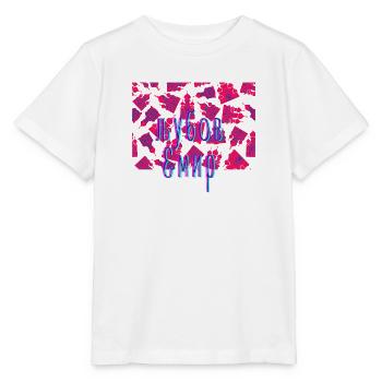 Love & Peace in Russian · Bulgarian - Stanley/Stella MINI CREATOR Kids’ T-Shirt - white - Front - Maike (125cm)