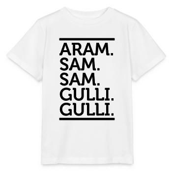 Aramsamsam Aram Gulli Gulli - Stanley/Stella Kinder T-Shirt MINI CREATOR  - Weiß - Vorne - Maike (125cm)