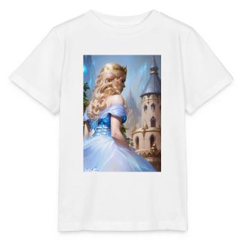 Prinzessin - Stanley/Stella Kinder T-Shirt MINI CREATOR  - Weiß - Vorne - Maike (125cm)