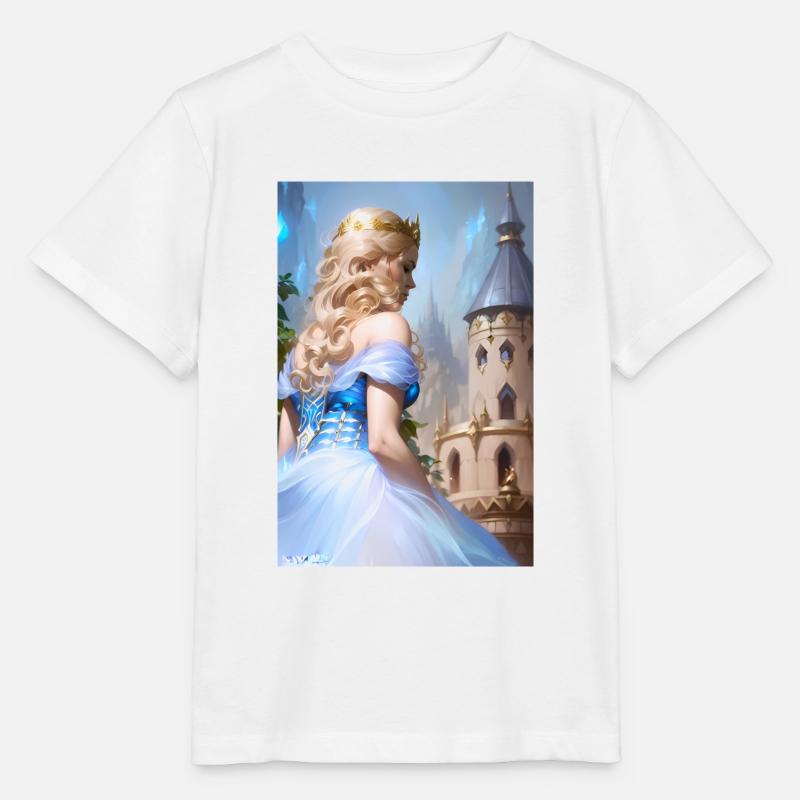 Prinzessin - Stanley/Stella Kinder T-Shirt MINI CREATOR  - Weiß