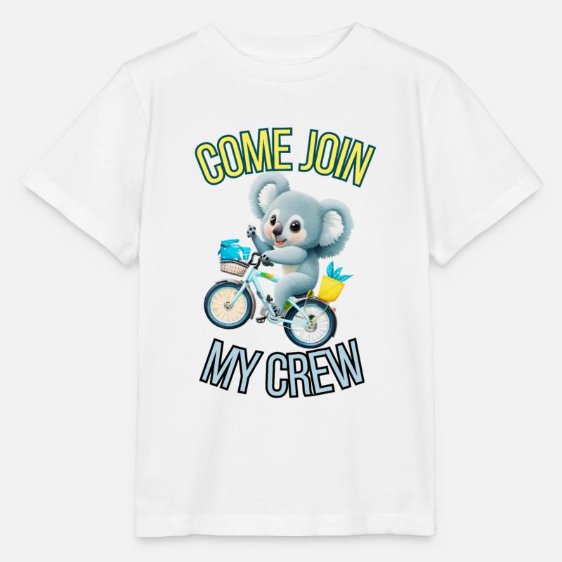 Komm zu meiner Crew - Stanley/Stella Kinder T-Shirt MINI CREATOR  - Weiß
