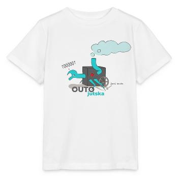Outo jutska - Stanley/Stella MINI CREATOR Kids’ T-Shirt - white - Front - Maike (125cm)