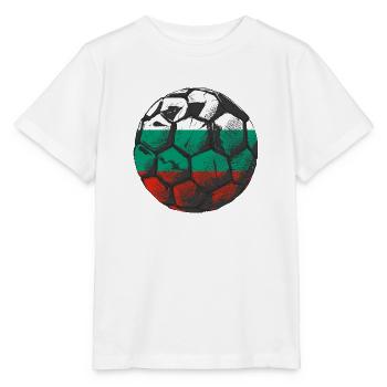 Drapeau bulgare Drapeau bulgare Sables d’or - T-shirt bio MINI CREATOR Stanley/Stella Enfant - blanc - Devant - Maike (125cm)