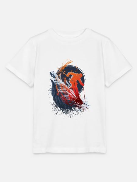 ski wintersport berg skiurlaub - Stanley/Stella Kinder T-Shirt MINI CREATOR - Weiß