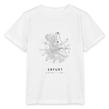 Erfurt Thuringia map city map city map map - Stanley/Stella MINI CREATOR Kids’ T-Shirt - white - Front - Maike (125cm)