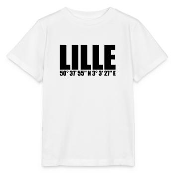 Coordonnées de Lille - T-shirt bio MINI CREATOR Stanley/Stella Enfant - blanc - Devant - Maike (125cm)