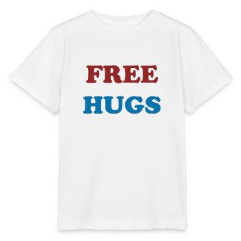 KOSTENLOSE UMARMUNGEN!! - Stanley/Stella Kinder T-Shirt MINI CREATOR  - Weiß - Vorne - Maike (125cm)