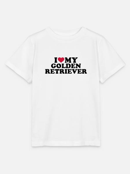 Golden Retriever - Stanley/Stella Kinder T-Shirt MINI CREATOR - Weiß