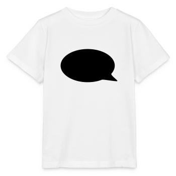 Ballon / / dessin animé / / dire / / déclaration - T-shirt bio MINI CREATOR Stanley/Stella Enfant - blanc - Devant - Maike (125cm)