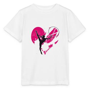 Herz rsg 12 - Stanley/Stella Kinder T-Shirt MINI CREATOR  - Weiß - Vorne - Maike (125cm)