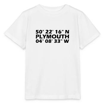 Coordonnées de Plymouth - T-shirt bio MINI CREATOR Stanley/Stella Enfant - blanc - Devant - Maike (125cm)