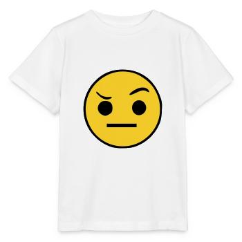 Emoji Skepticism Sketch Color - Stanley/Stella MINI CREATOR Kids’ T-Shirt - white - Front - Maike (125cm)