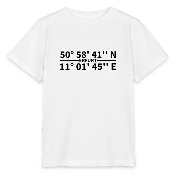 Erfurt coordinates - Stanley/Stella MINI CREATOR Kids’ T-Shirt - white - Front - Maike (125cm)