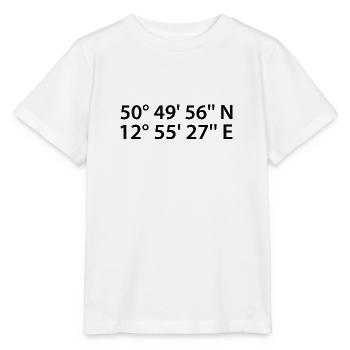 Chemnitz Coordinates - Stanley/Stella MINI CREATOR Kids’ T-Shirt - white - Front - Maike (125cm)