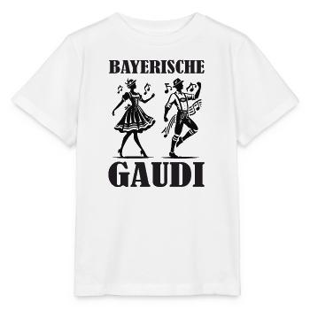 Bavarian Fun - Costumes traditionnels homme et femme - T-shirt bio MINI CREATOR Stanley/Stella Enfant - blanc - Devant - Maike (125cm)