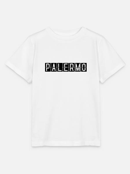 Palermo Flughafentafel - Stanley/Stella Kinder T-Shirt MINI CREATOR - Weiß