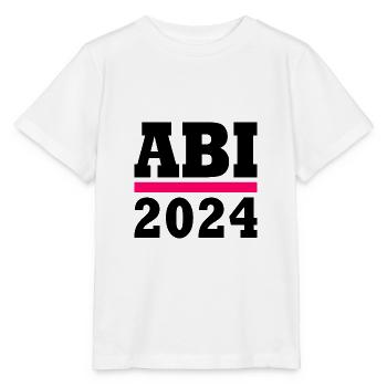 Abi 2024 - Stanley/Stella Kinder T-Shirt MINI CREATOR  - Weiß - Vorne - Maike (125cm)