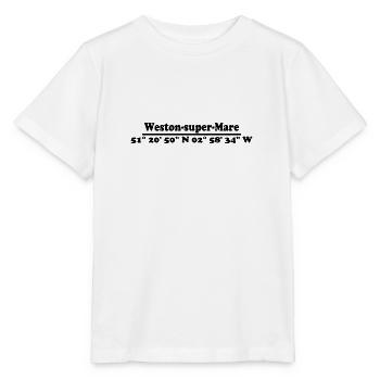 Coordonnées Weston-super-Mare - T-shirt bio MINI CREATOR Stanley/Stella Enfant - blanc - Devant - Maike (125cm)