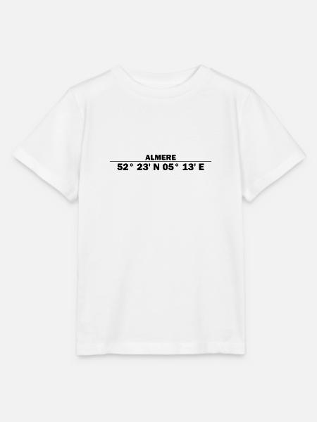 Almere Koordinaten - Stanley/Stella Kinder T-Shirt MINI CREATOR - Weiß