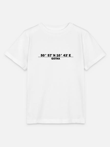 Gotha Koordinaten - Stanley/Stella Kinder T-Shirt MINI CREATOR - Weiß