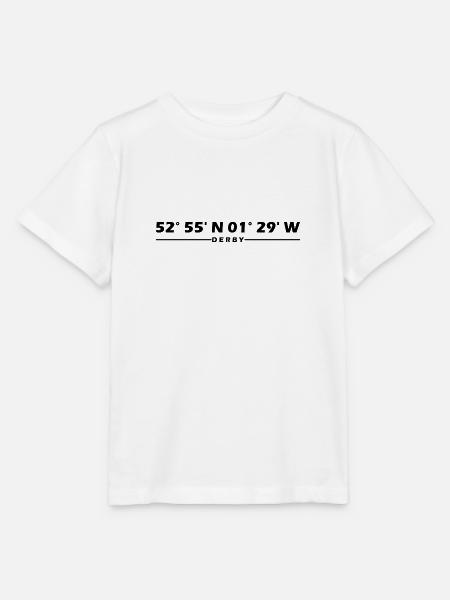 Derby Koordinaten - Stanley/Stella Kinder T-Shirt MINI CREATOR - Weiß