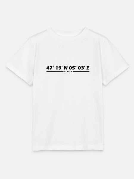 Dijon Koordinaten - Stanley/Stella Kinder T-Shirt MINI CREATOR  - Weiß