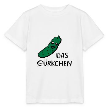 Gürkchen - Stanley/Stella Kinder T-Shirt MINI CREATOR  - Weiß - Vorne - Maike (125cm)