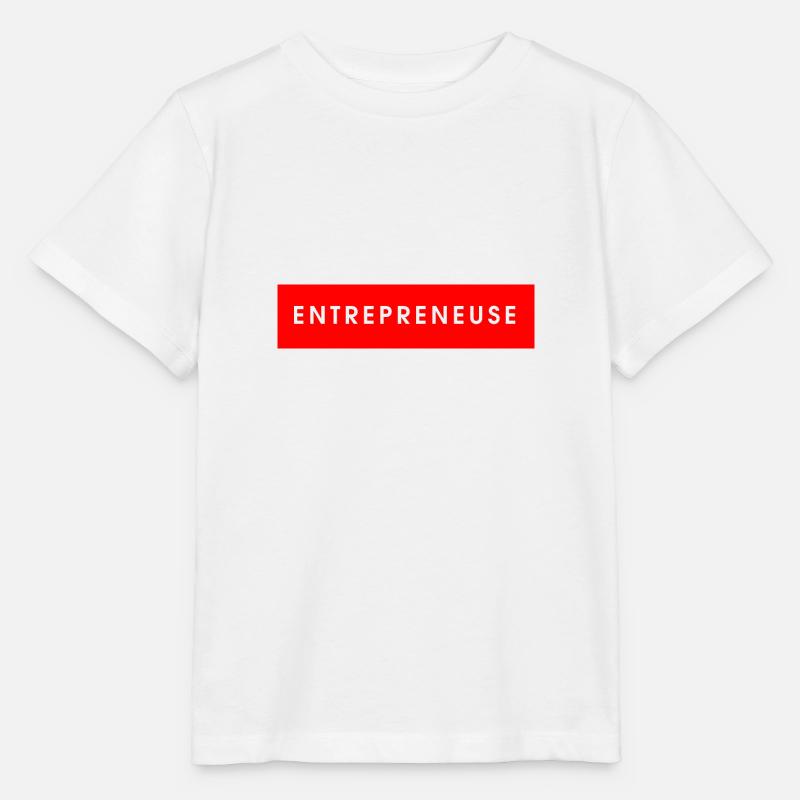 Entrepreneuse - T-shirt bio MINI CREATOR Stanley/Stella Enfant - blanc