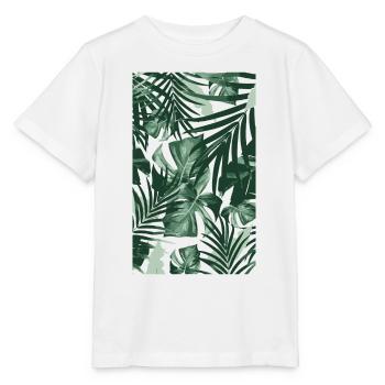 Tropical Leaves - Stanley/Stella MINI CREATOR Kids’ T-Shirt - white - Front - Maike (125cm)