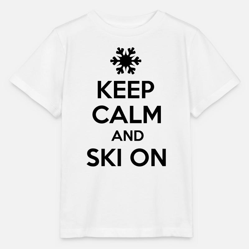 ski - Stanley/Stella MINI CREATOR Kids’ T-Shirt - white