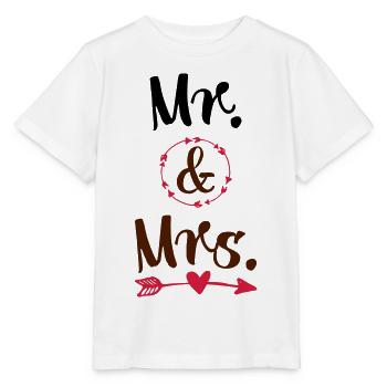 Mariage - T-shirt bio MINI CREATOR Stanley/Stella Enfant - blanc - Devant - Maike (125cm)