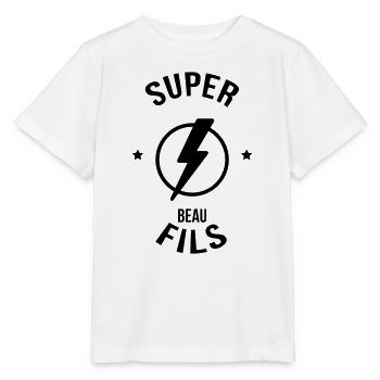 belle-fille / beau-fils / beau fils / belle fille - T-shirt bio MINI CREATOR Stanley/Stella Enfant - blanc - Devant - Maike (125cm)