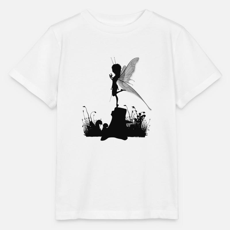 Petite fée mignonne - T-shirt bio MINI CREATOR Stanley/Stella Enfant - blanc