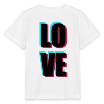 Love - Stanley/Stella Kinder T-Shirt MINI CREATOR  - Weiß - Vorne - Maike (125cm)