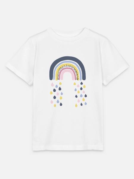 Regenbogen - Stanley/Stella Kinder T-Shirt MINI CREATOR - Weiß