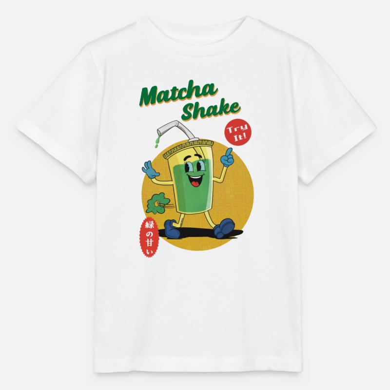 Matcha Shake - Try it! - Stanley/Stella Kinder T-Shirt MINI CREATOR - Weiß