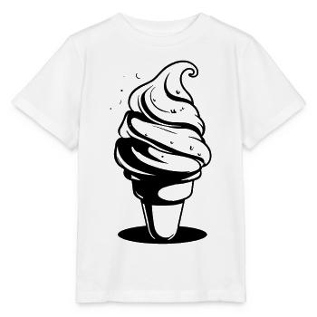 Eiswaffel Skizze - Stanley/Stella MINI CREATOR Kids’ T-Shirt - white - Front - Maike (125cm)