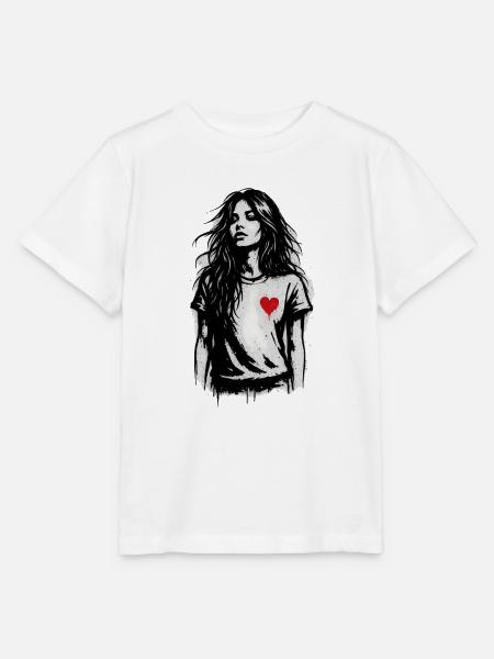 Bubble Groove mit Kopfhörern - Stanley/Stella Kinder T-Shirt MINI CREATOR  - Weiß