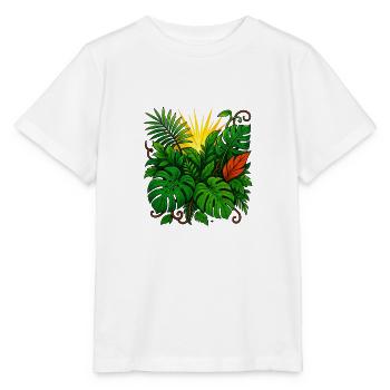 Sunbeam Jungle Burst - Stanley/Stella MINI CREATOR Kids’ T-Shirt - white - Front - Maike (125cm)