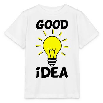 Die richtige Idee - Stanley/Stella Kinder T-Shirt MINI CREATOR  - Weiß - Vorne - Maike (125cm)