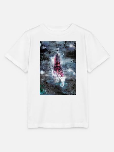 Schwimmendertiger Poster - Stanley/Stella Kinder T-Shirt MINI CREATOR  - Weiß
