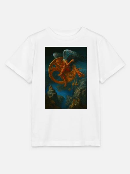 Fantasy Mechanisches fliegendes Kreaturendesign - Stanley/Stella Kinder T-Shirt MINI CREATOR - Weiß