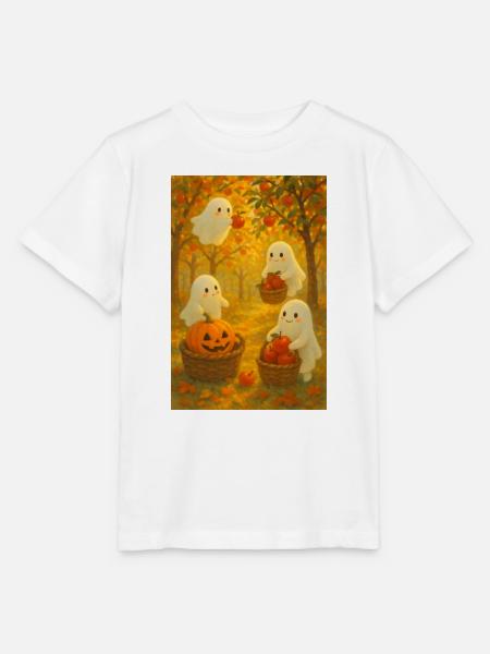 Halloween Geister Ernte - Stanley/Stella Kinder T-Shirt MINI CREATOR  - Weiß