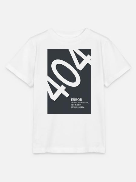Error 404 Motivation Not Found - Stanley/Stella Kinder T-Shirt MINI CREATOR - Weiß
